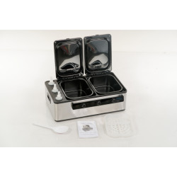 Hot Stone Heater & Massage Oil Heater Θερμαντήρας για ηφαιστειακές θεραπευτικές πέτρες Βασάλτη & Θερμαντήρας Ελαίων με Δοχεία